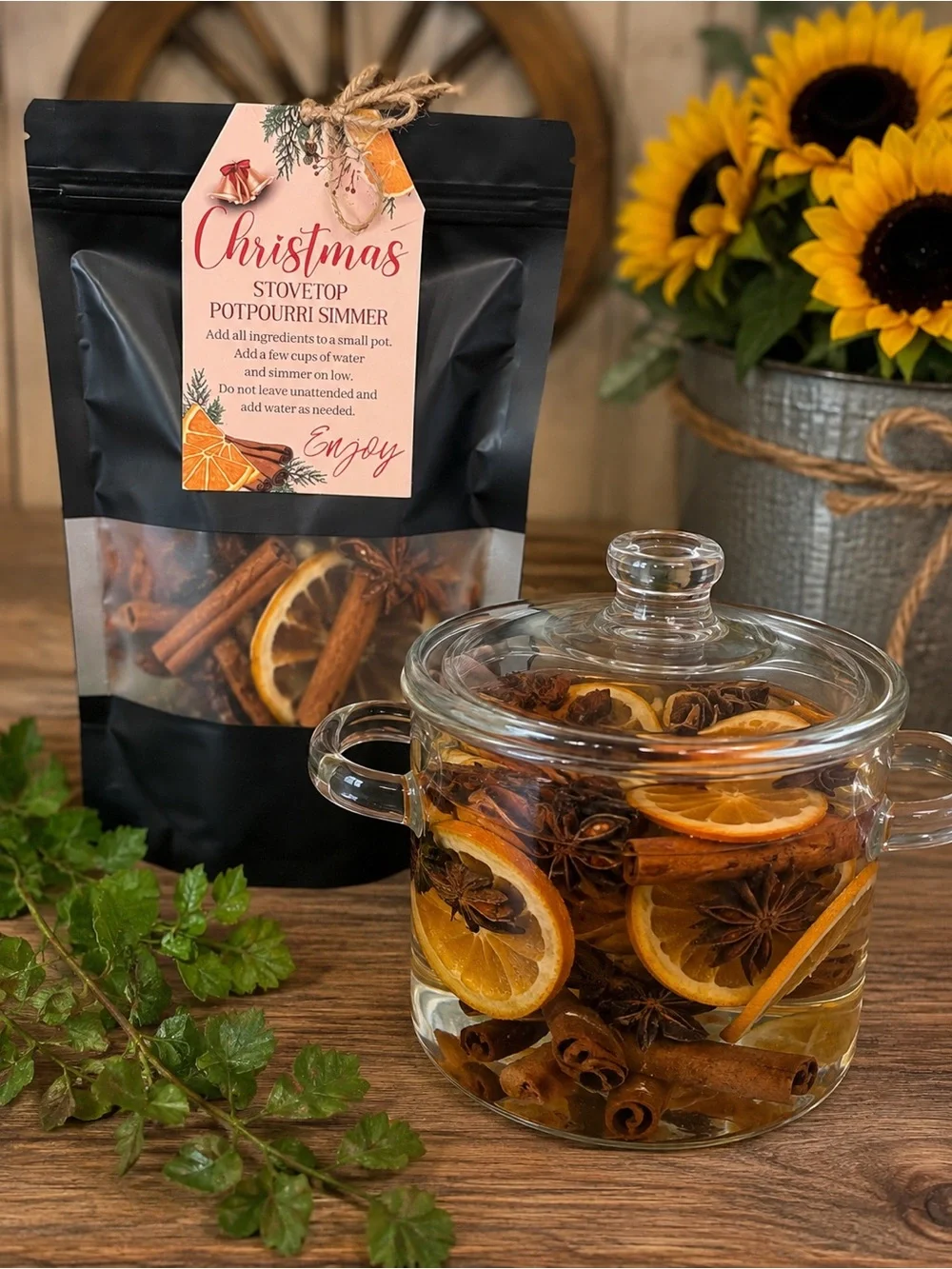 Christmas/Holiday Stovetop Potpourri Simmer Pot